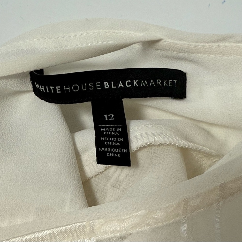 Long Sleeve Cream Blouse - Picture 5 of 10